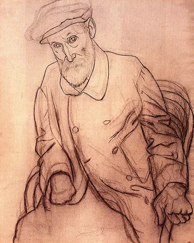 Portrait of Pierre Auguste Renoir Pablo Picasso